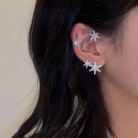 1 Piece Simple Style Butterfly Plating Alloy Rhinestones Ear Cuffs sku image 9