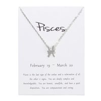 1 Pièce Style Simple Constellation Alliage Placage Femmes Collier sku image 19