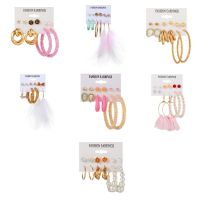 1 Set Fashion Star Metal Inlay Artificial Gemstones Pearl Women's Drop Earrings Earrings Ear Studs main image 2