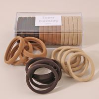 Barrel Towel Seamless High Elastic Hair Ring Rope 20 Pieces Set sku image 34