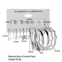 1 Set Simple Style Butterfly Alloy Inlay Pearl Zircon Women's Drop Earrings Earrings Ear Studs main image 4