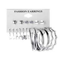 1 Set Simple Style Butterfly Alloy Inlay Pearl Zircon Women's Drop Earrings Earrings Ear Studs main image 2