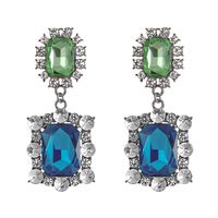 1 Pair Fashion Water Droplets Alloy Inlay Rhinestones Women's Drop Earrings Earrings sku image 13