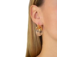 1 Pair Fashion U Shape Brass Plating Earrings main image 3