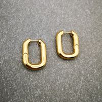 1 Pair Fashion U Shape Brass Plating Earrings main image 4