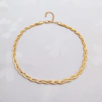 1 Piece Fashion Solid Color Copper Plating Necklace sku image 1