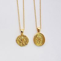 Fashion Lion Alloy Copper Plating 18k Gold Plated Women's Pendant Necklace main image 2