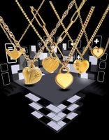 1 Piece Fashion Heart Shape Titanium Steel Inlay Zircon Pendant Necklace main image 1