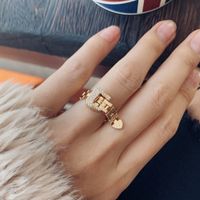 1 Piece Simple Style Snake Copper Plating Inlay Zircon Women's Rings Bracelets main image 4