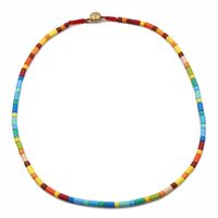 Bohemian Multicolor Beaded Women's Necklace sku image 5