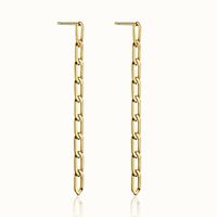 1 Pair Fashion Geometric Copper Plating Drop Earrings sku image 1