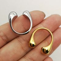 Fashion Geometric Brass Plating Open Ring main image 1