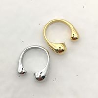 Fashion Geometric Brass Plating Open Ring main image 4