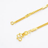 1 Piece Simple Style Solid Color Brass Plating Necklace main image 5