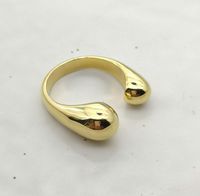 Fashion Geometric Brass Plating Open Ring sku image 1