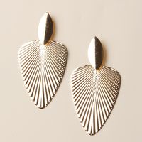 1 Pair Fashion Leaf Alloy Women's Drop Earrings sku image 1