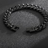 Wholesale Simple Style Solid Color Stainless Steel Bracelets main image 4