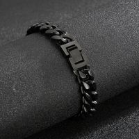 Wholesale Simple Style Solid Color Stainless Steel Bracelets main image 9