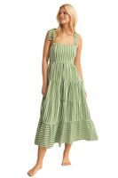 Women's A-line Skirt Fashion U Neck Printing Sleeveless Polka Dots Maxi Long Dress Daily main image 5