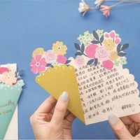 Mother's Day Bouquet Blessing Card Flower Shape Birthday Gift Three-dimensional Creative Card main image 3