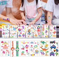 Ins Style Fresh Children's Cartoon Tattoo Stickers Set Waterproof Cute Watch Arm Face Stickers Wholesale main image 1