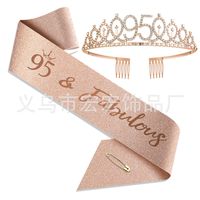 Fashion Crown Metal Plating Hollow Out Inlay Rhinestones Crown 1 Piece sku image 51