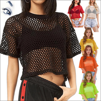 Women's Blouse Short Sleeve T-shirts Patchwork Fashion Solid Color main image 1