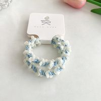 Simple Style Color Block Gauze Lace Hair Tie 1 Pair sku image 5