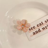 Simple Style Flower Alloy Hair Clip 1 Piece sku image 2