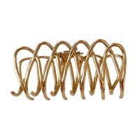 Elegant Geometric Copper Hair Claws main image 2