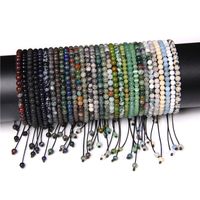 Casual Solid Color Natural Stone Knitting Bracelets main image 3