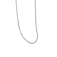 1 Piece Simple Style Solid Color Sterling Silver Plating Necklace sku image 1