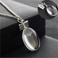 1 Piece Fashion Dandelion Glass Plating Silver Plated Women's Pendant Necklace main image 3