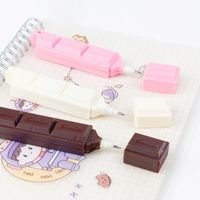 Students' Stationery Supplies Creative Chocolate Modeling Pen Students Daily Writing Pen Cartoon Simulation main image 3