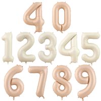 Birthday Number Aluminum Film Party Balloons 1 Piece main image 1