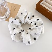 Women's Sweet Simple Style Flower Cloth Embroidery Hair Tie sku image 2