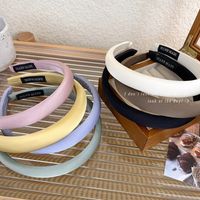 Simple Style Solid Color Cloth Hair Band 1 Piece main image 1