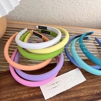 Fashion Solid Color Cloth Hair Band 1 Piece main image 1