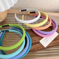 Fashion Solid Color Cloth Hair Band 1 Piece main image 6