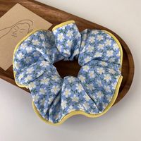 Simple Style Flower Cloth Printing Rib-knit Hair Tie 1 Piece sku image 4