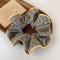 Simple Style Flower Cloth Printing Rib-knit Hair Tie 1 Piece sku image 5