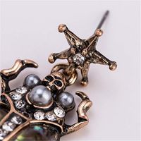 1 Pair Fashion Insect Alloy Inlay Artificial Pearls Rhinestones Women's Drop Earrings main image 2