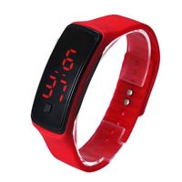 Simple Style Solid Color Double Side Snaps Electronic Kids Watches main image 2
