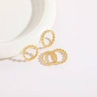 1 Piece Simple Style Round Copper Plating 14k Gold Plated Rings main image 8