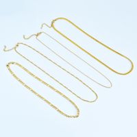 Simple Style Geometric Titanium Steel Plating 18k Gold Plated Necklace main image 2