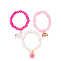 Nouveau Bracelet De Perles De Licorne Arc-en-ciel De Tournesol Mignon Pour Enfants main image 2