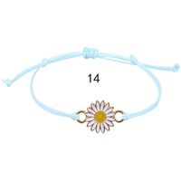 1 Pièce Décontractée Fleur Alliage Ligne De Cire Placage Femmes Bracelets sku image 15