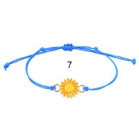 1 Pieza Casual Flor Aleación Línea De Cera Enchapado Mujeres Pulsera sku image 8