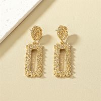 1 Pair Fashion Square Plating Alloy Drop Earrings main image 5
