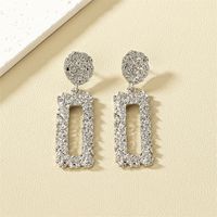 1 Pair Fashion Square Plating Alloy Drop Earrings main image 4